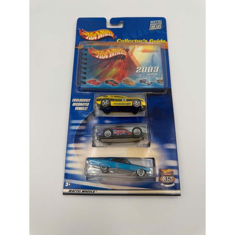 Hot Wheels 2003 Collector Guide 3-Car Pack Overbored 454 Nestle Crunch B0669 NEW